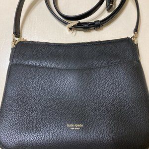 Kate Spade Black Leather Shoulder Bag